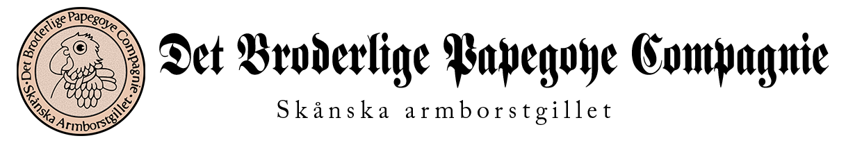 Det Broderlige Papegoye Compagnie Logo